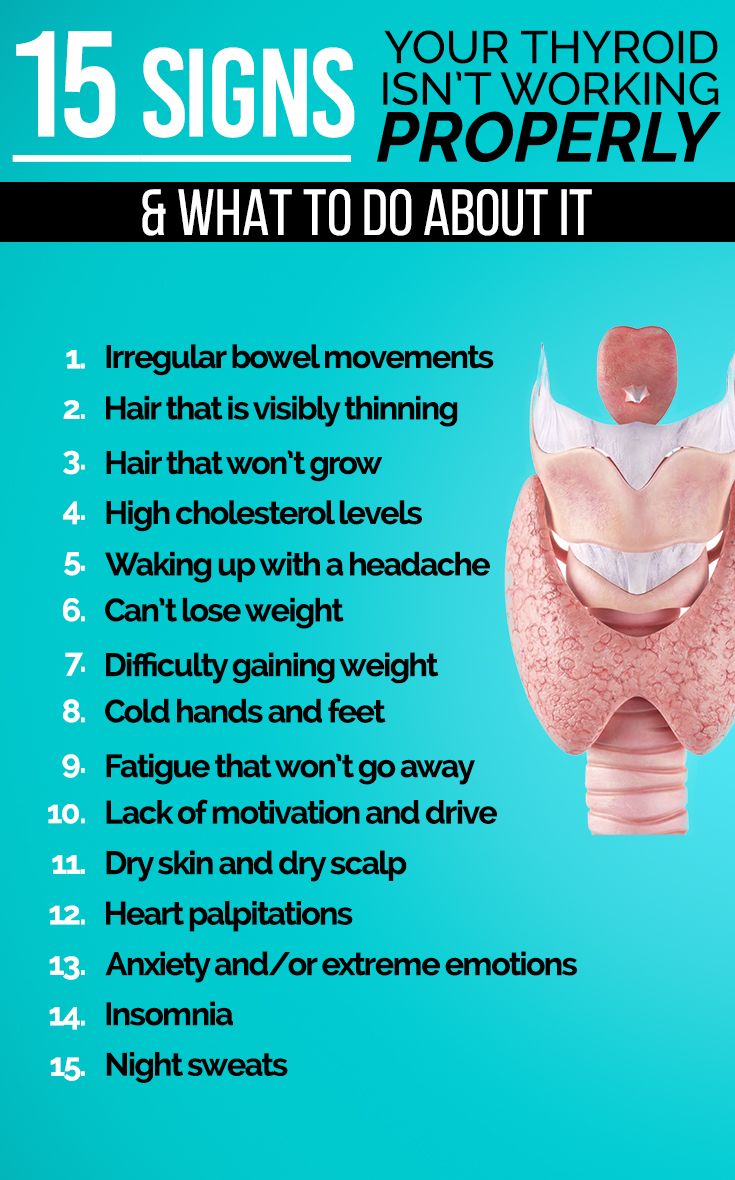 15 Signs Your Thyroid Isnt Working Properly & What To Do ...
