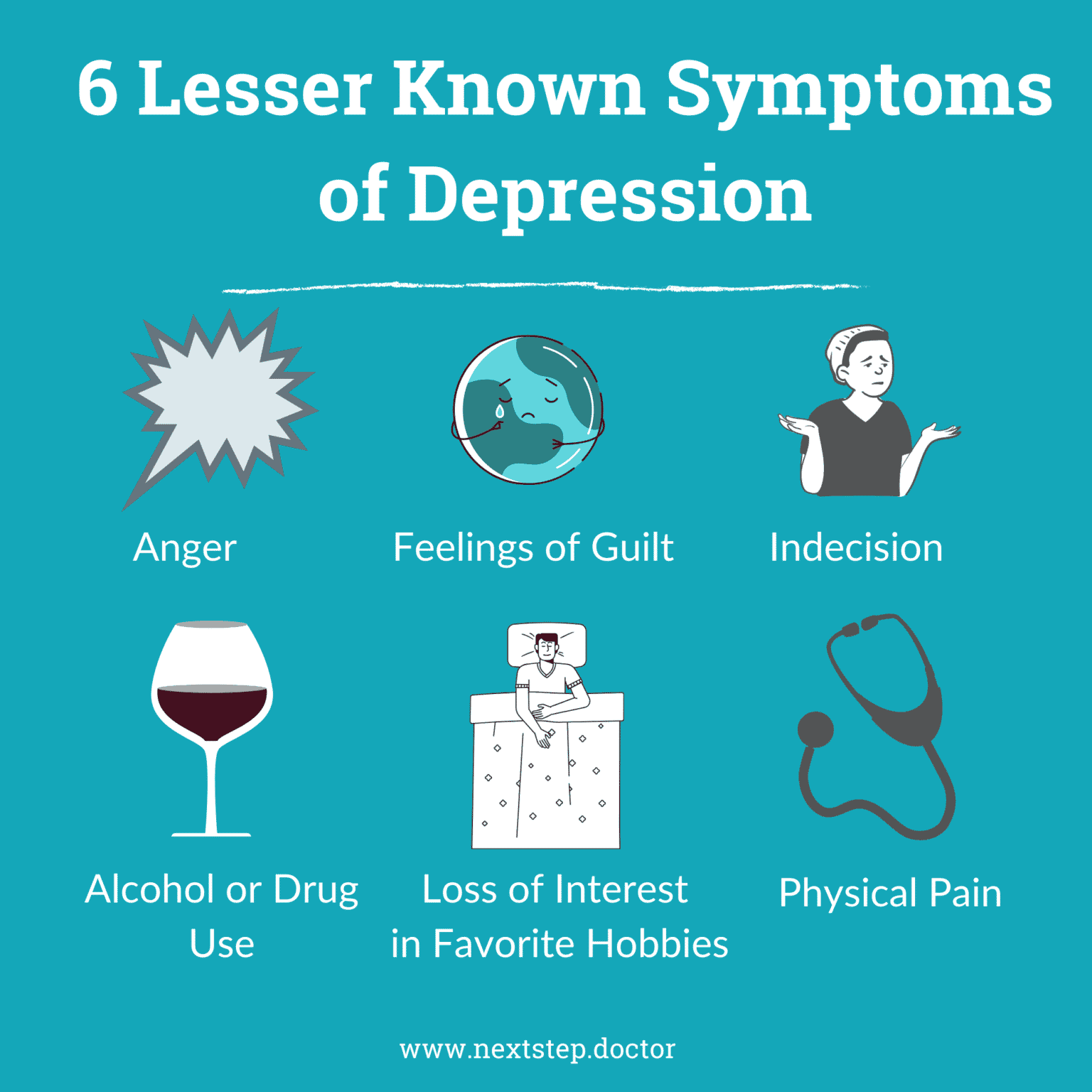 6 Uncommonly Thought Of Depression Symptoms That Shouldn