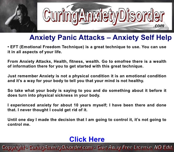 Anxiety Panic Attacks Anxiety Self Help Curing Anxiety Disorder