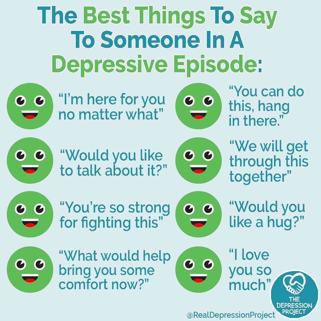 Best Things To Say To Someone Whos Depressed