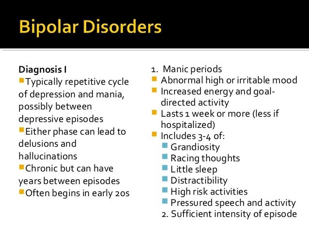Bipolar &  Related Disorders for NCMHCE Study