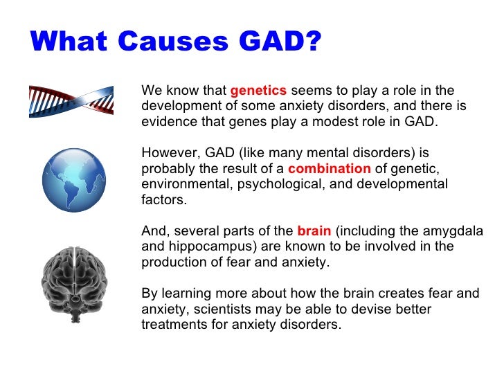 Causes Of Generalized Anxiety Disorder Gad