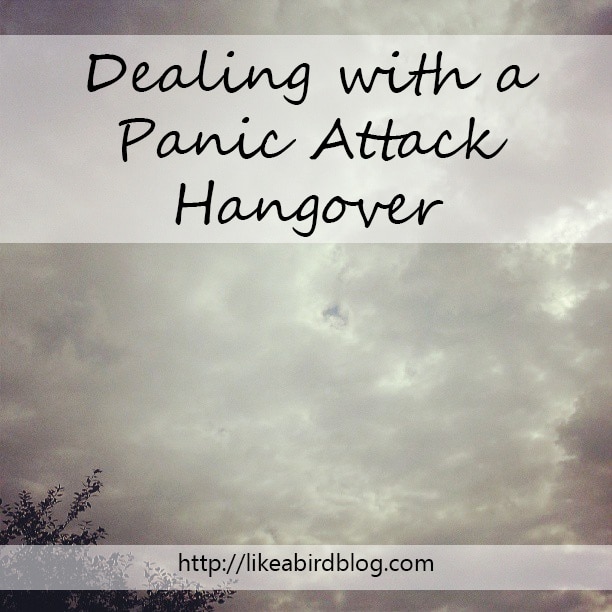 Dealing with a Panic Attack Hangover