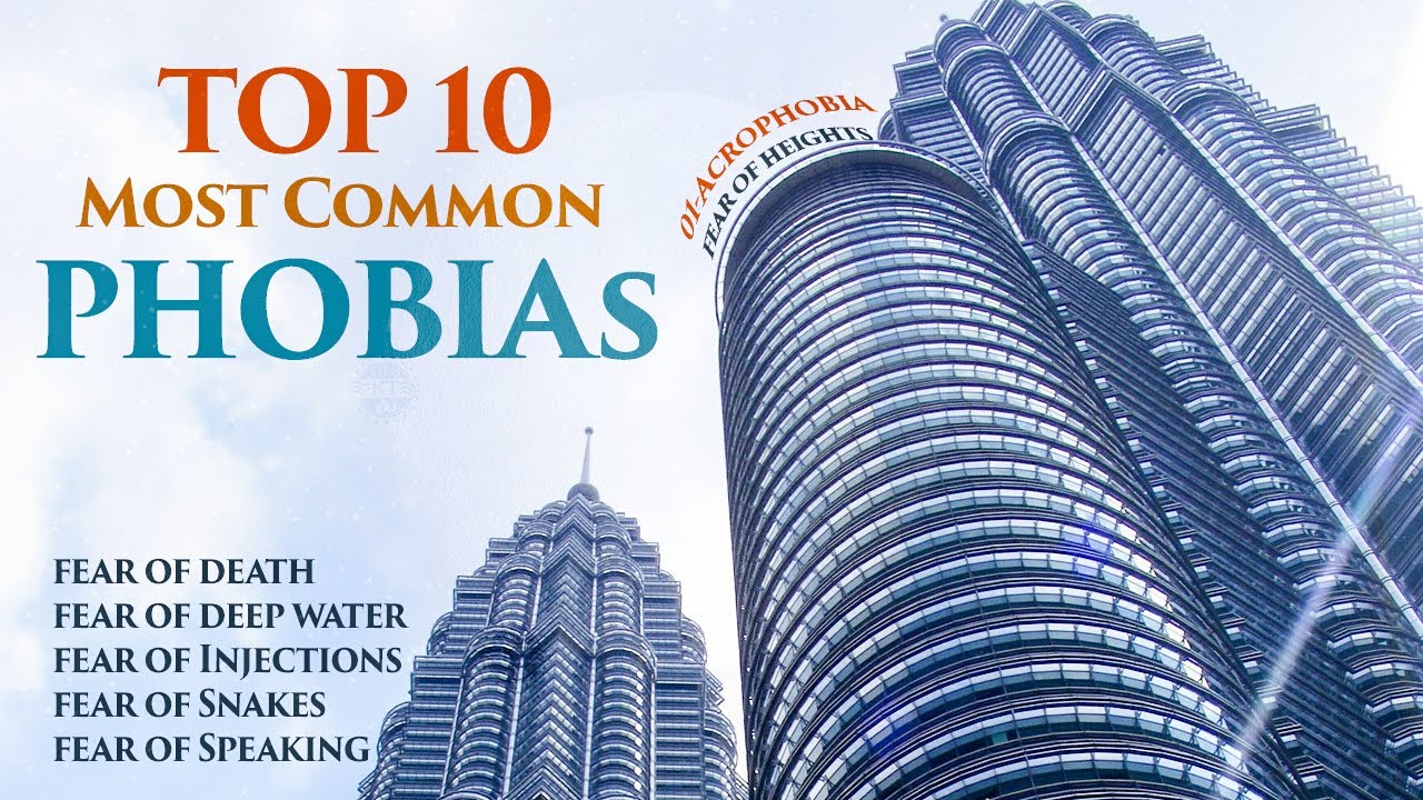 Fear or Phobia l Top 10 List Most Common Phobias like Fear ...