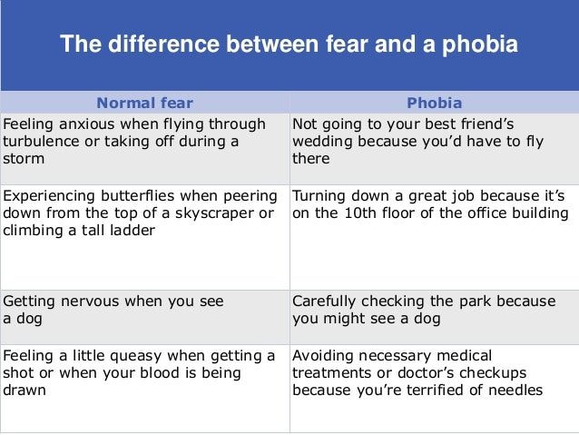 Fears &  Phobia