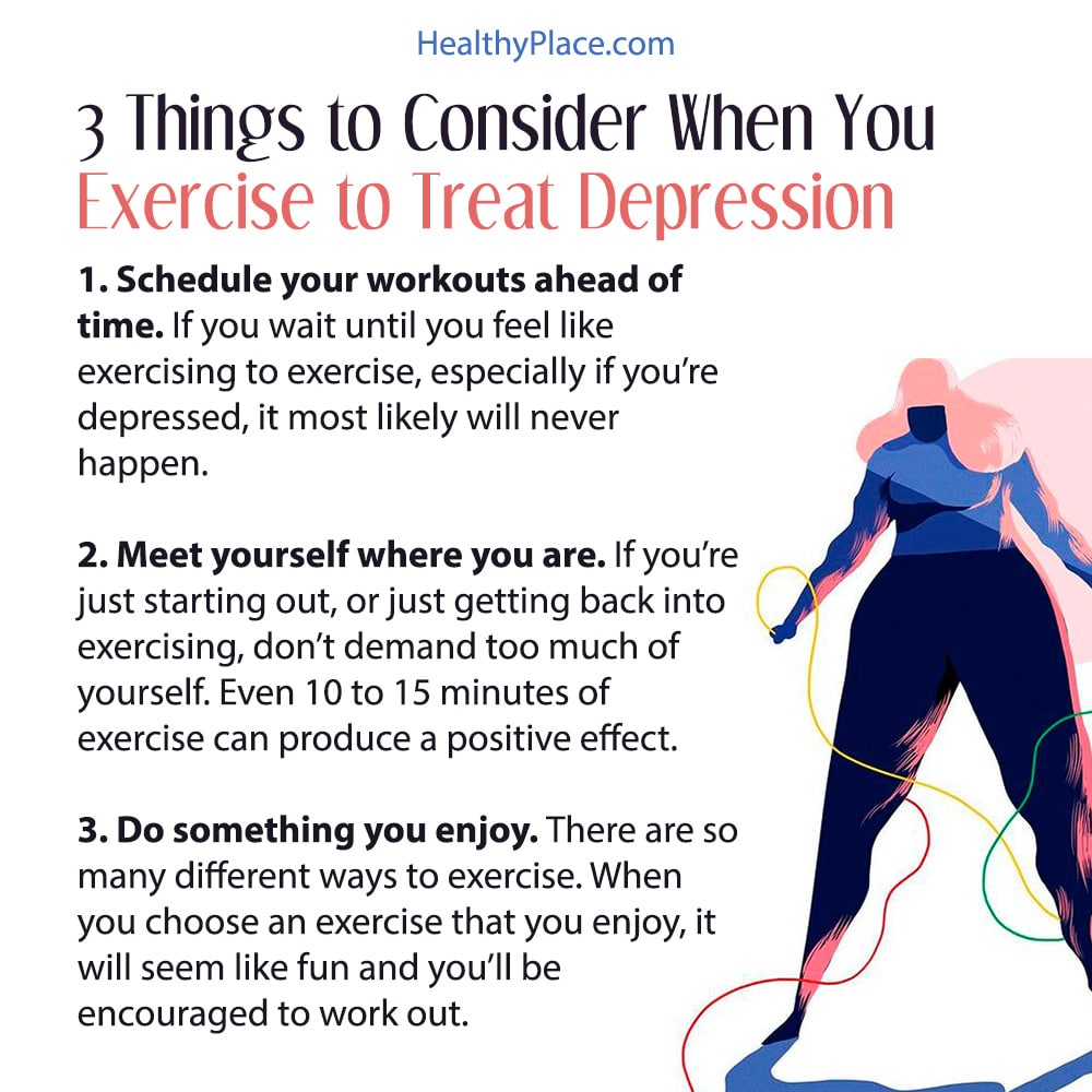 How to Exercise to Help Treat Depression