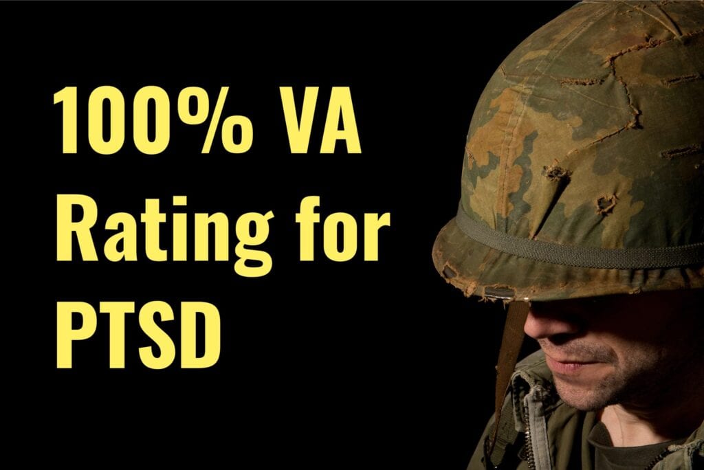 How to get 100 VA disability from the VA for PTSD