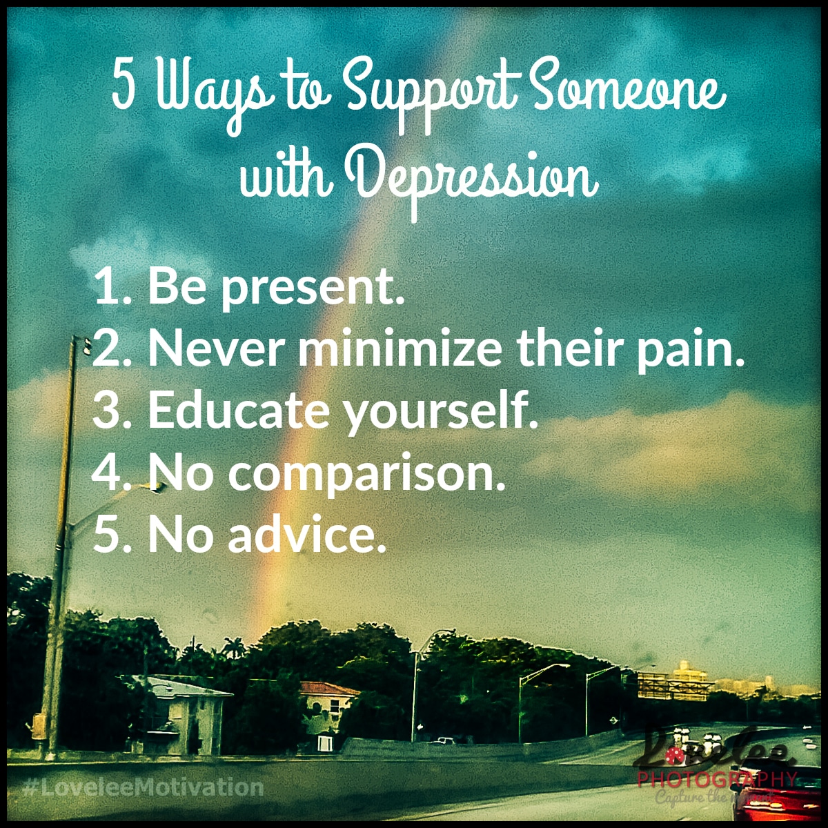 Lovelee Motivation: 5 Ways to Support Someone with Depression