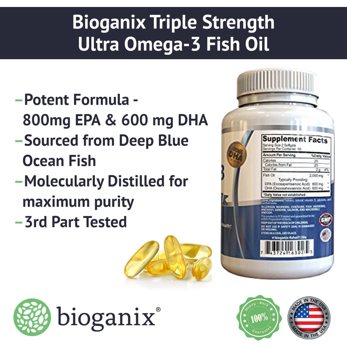 Omega 3 Fish Oil 1360 Mg Benefits Helps Anxiety