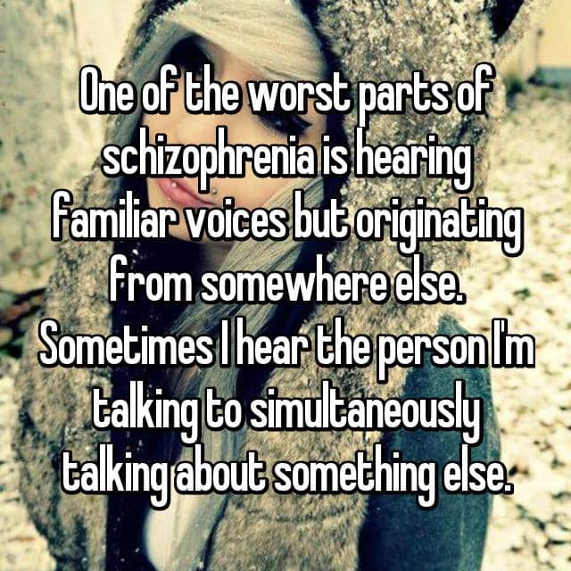 People With Schizophrenia Confess The Things The Voices In Their Head ...