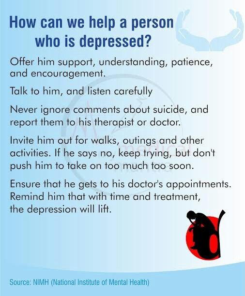 Pin on Possible ways to help a friend with depression