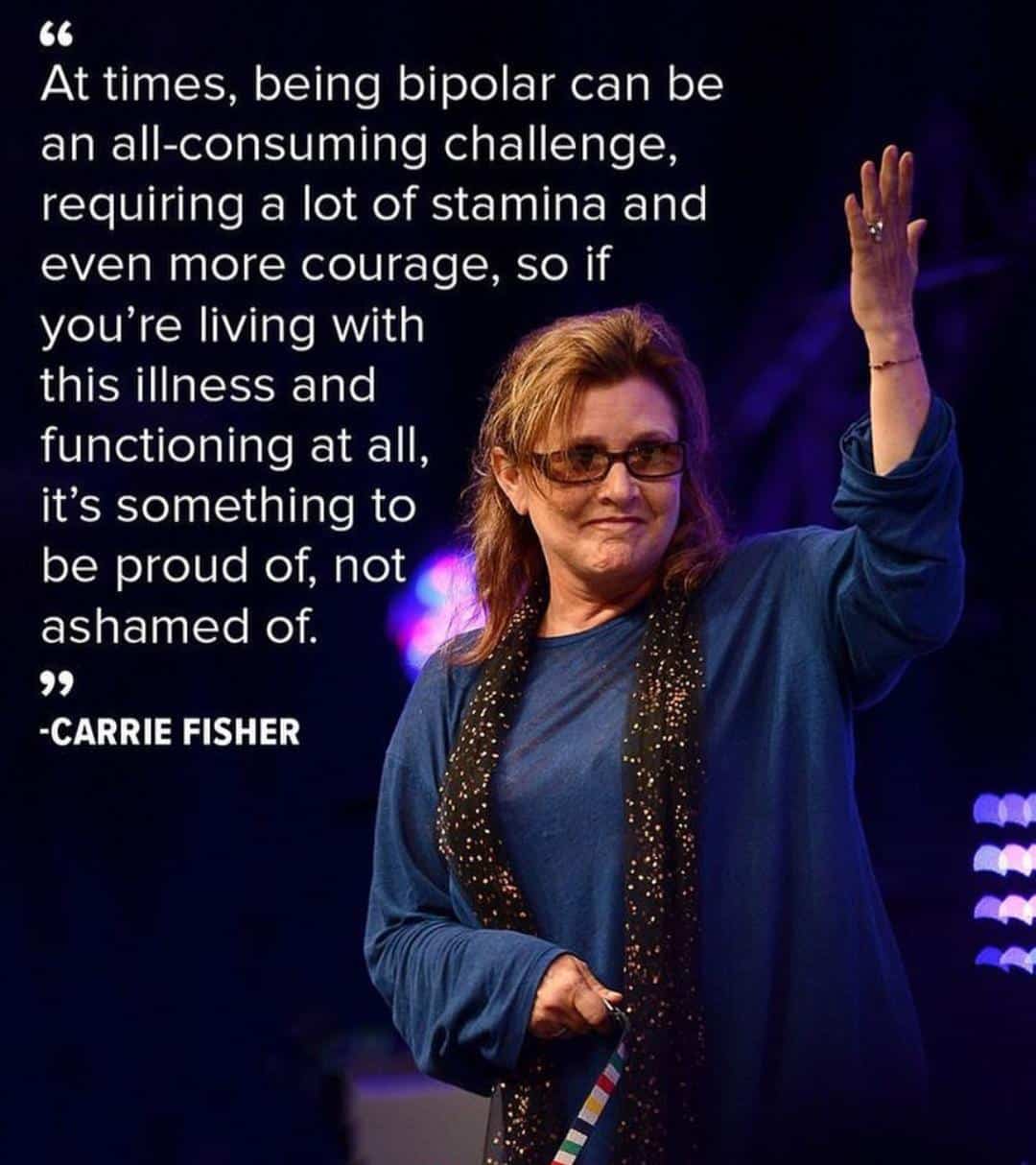 PREACH Carrie Fisher : bipolar