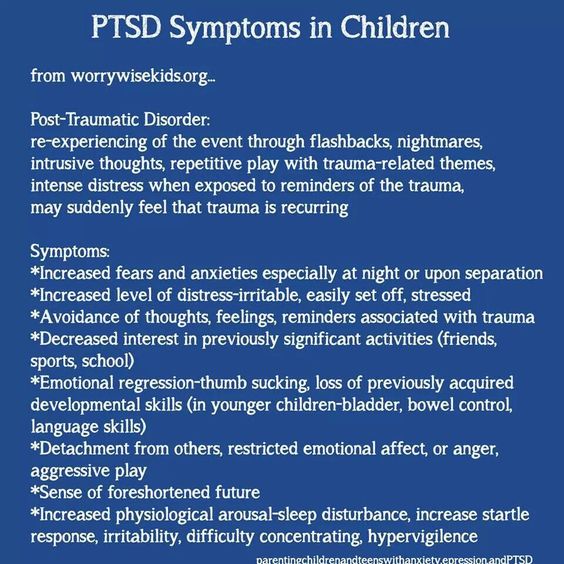 Ptsd, Ptsd symptoms and Children on Pinterest