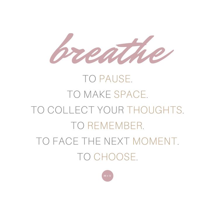 Remember to breathe. Let your chest fully expand and empty. Feeling ...