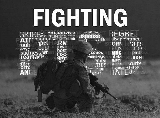The Families of war suffering from PTSD