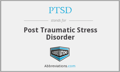 What does PTSD stand for?